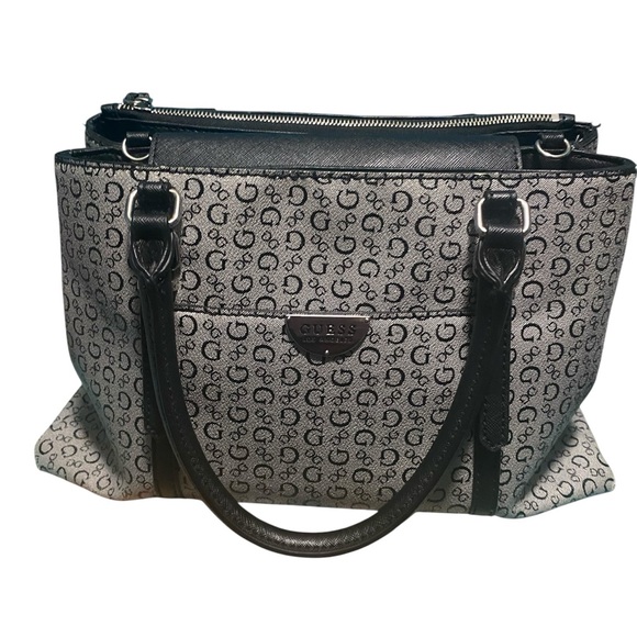 Guess Los Angeles | Gray and Black Tote Bag | - Picture 1 of 7